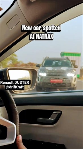 RENAULT DUSTER spied @ HIGH SPEED TESTING TRACK. #duster #4x4 #renaultindia #dacia #duster2026