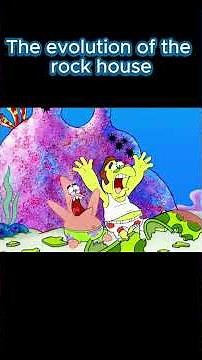 The evolution of the rock house #spongebob #viral #nickelodeon