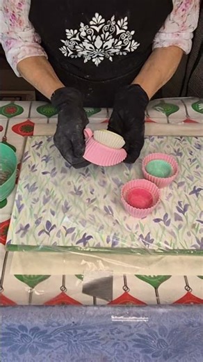 Easy Concrete Pots from Silicone Cupcake Molds