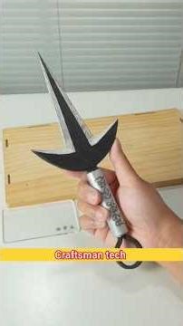 Naruto fans ये देखो! Paper से बनाओ असली Flying Thunder God Kunai 🔥 #diyindia #diy #shorts