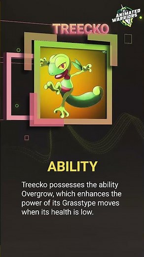 Treecko: The Coolest Grass Starter with Ninja Vibes! 🌿🦎 | Animated Warriors EN