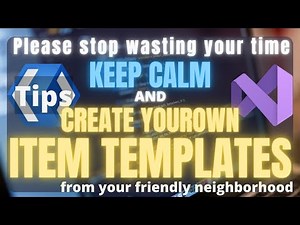 WinUI 3 | How to create Item Templates | Visual Studio | XAML | C# | .NET | UWP | WPF