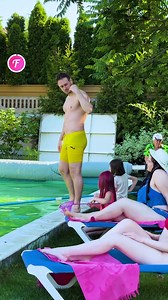 1.5M views · 5K reactions | Guys Funny Surprise Misplaced Trunks in Pool Surprising Poolside Meeting #PoolsideFun #UnexpectedMoments #FunnySurprise | Fabiosa Fitness | Facebook