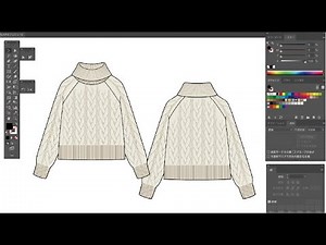 How to draw a sweater 1 (second half)