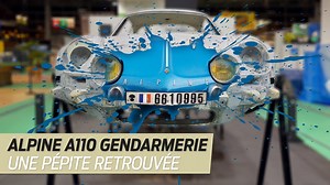 Vidéo : Alpine A110 Gendarmerie (1971) : l’incroyable renaissance d’un modèle oublié depuis 30 ans