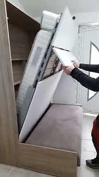 Installation & démonstration du lit convertible avec canapé intégré : Saint Tropez