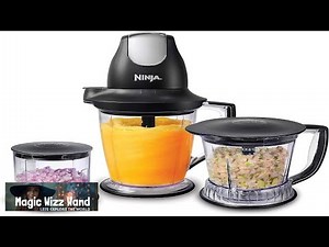 Ninja QB1004 Blender Food Processor with 450 Watt Base 48oz Pitcher 16oz Chopper Bowl