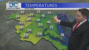 Still trending warmer, showers return Wednesday