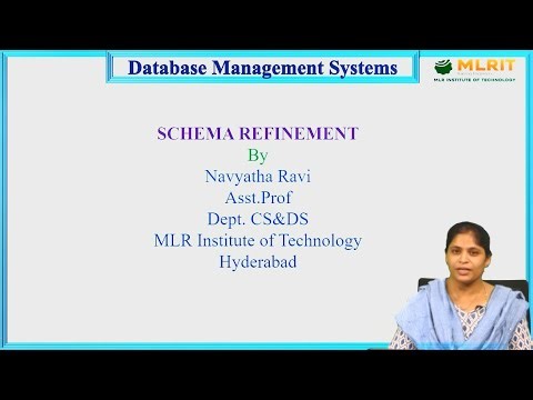 LEC22|Database Management Systems | Schema Refinement by Mrs. Navyatha