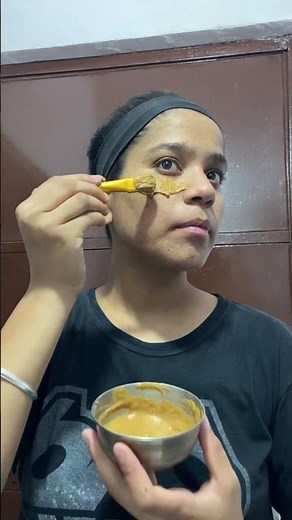 DIE/De-tan mask(that’s work great)#shortsfeed #glow #face #glowingskin #faceglow #face #dullness