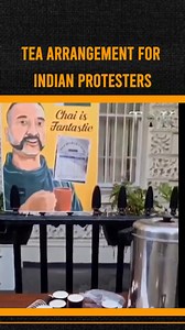 41K views · 890 reactions | Tea stall was set up by Pakistanis outside the Pakistan High Commission in London as Indian protesters gathered #Pakistan #India #Pahalgam | Times of Karachi | Facebook
