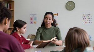 Classroom Reading Lesson | Free Stock Video Footage