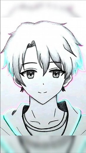 Cute Anime Boy Drawing You’ll Love 🥹✨📝 #anime #drawing