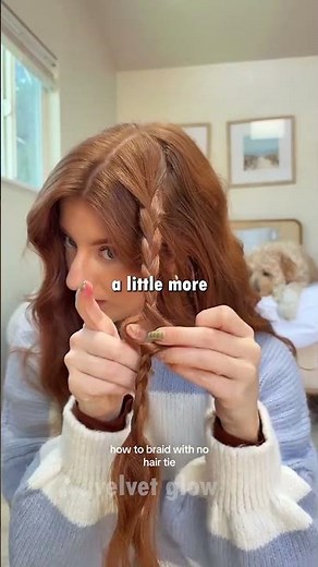 Viking Braid Hack ⚔️ No Hair Ties Needed