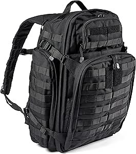 5.11 Tactical Backpack, RUSH 72 2.0 Military Survival Molle Back Pack with Laptop Compartment, Large, 55L, Style 56565ABR