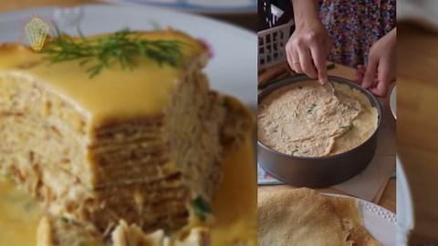 This 17-Layer Crepe Pie Is the Ultimate Dinner Upgrade