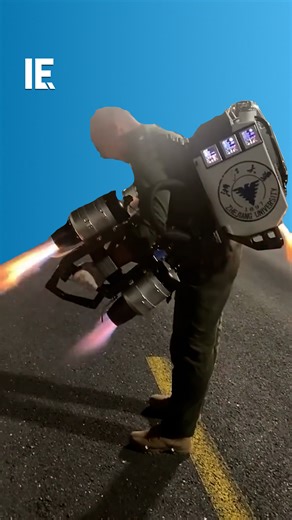 61K views · 299 reactions | This student successfully flies back and forth on their own personal jet pack.  deruilun_imp / IG | Interesting Engineering | Facebook