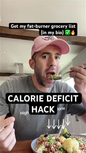 High volume vegetables, baby! 🥦 #caloriedeficit #fatlosstips