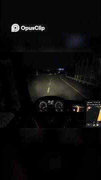 Night Truck Drive Bends, Bridges, and Police Encounters! #eurotrucksimulator2#ets2 #ets2mods