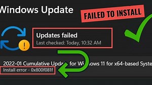 Fix install error 0x800f081f Windows 11