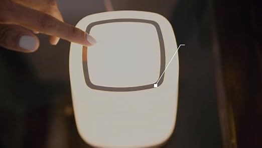 Premium Lamp with USB Ports (4x) and Wood Like Finish