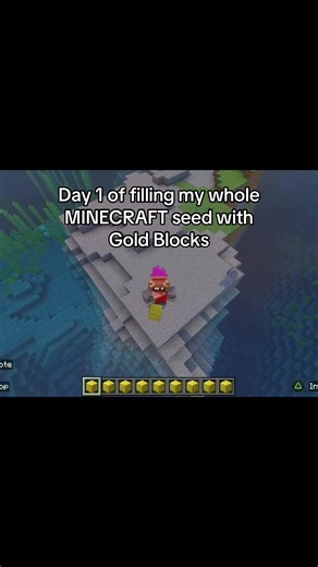 Golden Minecraft Transformation: Day 1