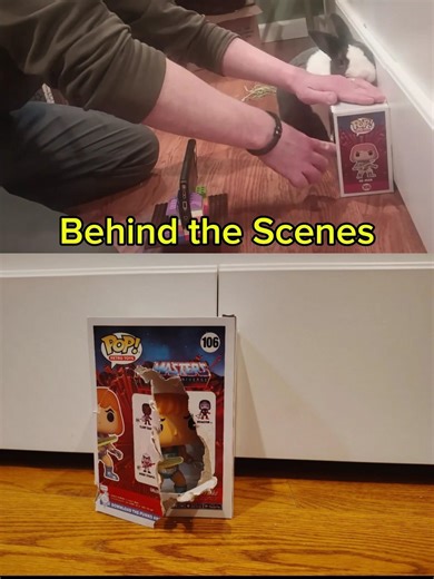 Behind the Scenes Masters of the Universe Funko Pop He-Man Stop Motion Unboxing