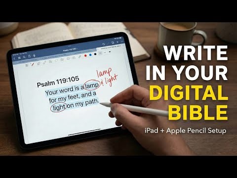 Digital Bible Study: How to Handwrite Notes on iPad with Apple Pencil! (Simple Guide)