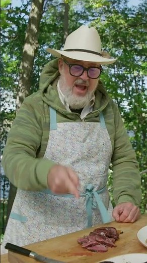 Real outdoor cooking 🍖 #AndrewZimmern #WildGameKitchen