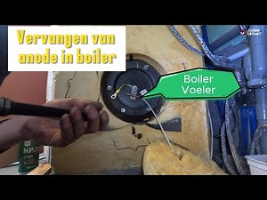 Hoe vervang je een anode van een boiler?