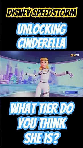 Cinderella unlocked in Disney Speedstorm #disneyspeedstorm #gaming #disney #cinderella #mikermass