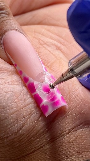 I’m breakin they hearts 💗⚜️🤪💅🏾 #pinknails #vdaynails #nailtutorial | Morghyn Nailed It