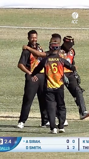 476K views · 1.5K reactions | Kabua Morea’s the second PNG bowler to claim a Men’s T20I hat-trick 朗 #cricket #cricketreels #reels | ICC - International Cricket Council | Facebook