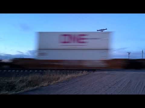 UP stack train going towards Wood River