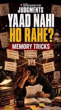This Case Memory Method Actually Works #clatpg #studymethod