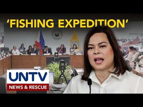 Pagdinig ng HOR sa impeachment case, tinawag na "fishing expedition" ni VP Sara