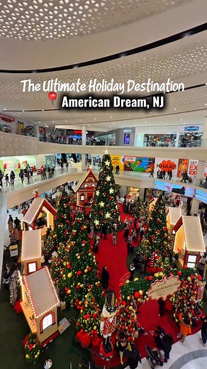 🎄🎅It is the season to shop, dine, play, and win at American Dream 🎄✨ This holiday, go beyond the usual gifts. With over 25 attractions and more than 300 places to shop and eat, you can find something for everyone on your list and turn it into a full day of fun.🤩 🎄🌲 🎅Holiday Dreamland Village is packed with festive moments all season long: Santa photos, character parades, Merry Monday at Marcus Live, game nights, toy drives, brunch with Santa, free rides, ice skating, and more. So many fam