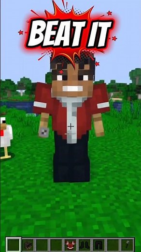 How to Make Michael Jackson's Outfit (Beat It MV) in Minecraft 🎤#minecraft #shorts