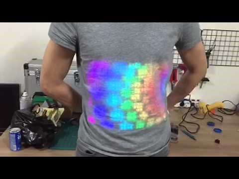 Led t-shirt led diy