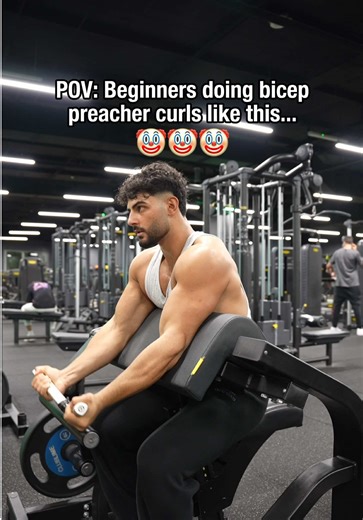 FIX YOUR BICEP PREACHER CURLS 👀👇 1️⃣ Tuck your arms into the pad - Locks the upper arm in place so the bicep does all the work 2️⃣ Drop one hand - Training single-arm improves control and fixes strength imbalances 3️⃣ Turn to the side - Lines up the resistance for a deeper stretch and stronger contraction Follow @joshuaktl_ for more workout tips 🦾❤️ @ayblmen @aybl code JOSH . . . #fitness #training #beaybl #gym #biceps