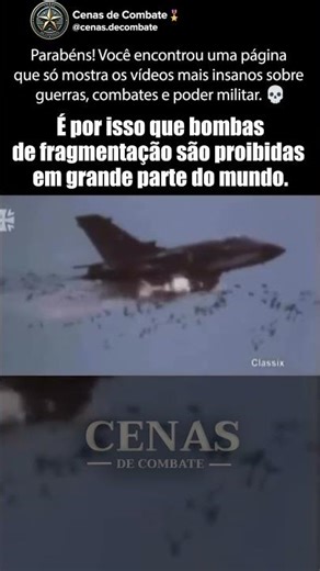 O motivo pelo qual bombas de fragmentação foram banidas...