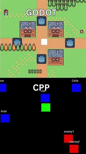 making my game windfall in both cpp + sfml and godot #coding