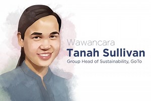Three Zero, Konsep Bisnis Berkelanjutan GoTo - Tanah Sullivan - Wawancara Katadata.co.id