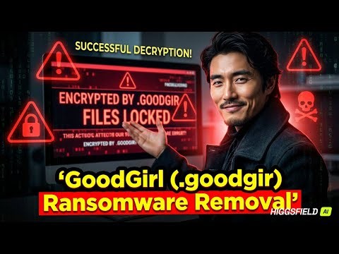 || SOLVED ✅🔘|| GoodGirl (.goodgir) ransomware virus - removal and decryption