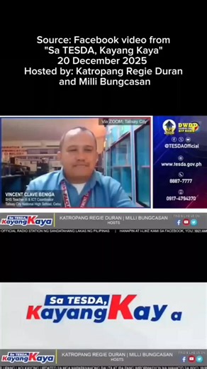 LIBRE po ang training na ibinibigay sa aming paaralan, TALISAY CITY NATIONAL HIGH SCHOOL, para sa aming mga Senior High School students na kumuha ng ICT strand, partikular sa Computer Systems Servicing (CSS). Ang lahat ng kagamitan at resources na ginagamit sa pagsasanay ay mula sa DepEd Computerization Program (DCP) packages, na sinusuportahan ng school MOOE at aprubado ng aming School Principal. Bilang bahagi ng pagpapalakas ng kalidad ng edukasyon at paghahanda ng mga mag-aaral sa assessment 