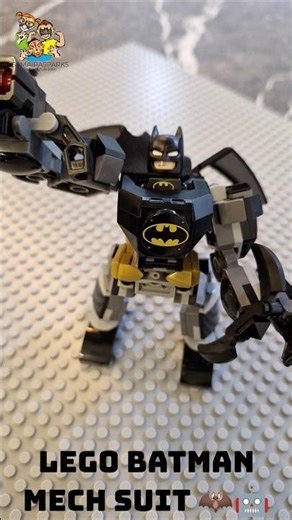 BATMAN MECH MODE 🤖🦇 #Shorts #LEGOBatman #LEGO #Batman #MechSuit #LEGOBuild #DC