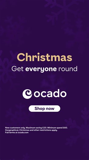 Get 25% off your first Ocado and FREE delivery for 3 months. And pick your Advent calendar today. | Ocado