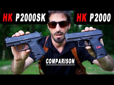 HK P2000 VS HK P2000SK Comparison