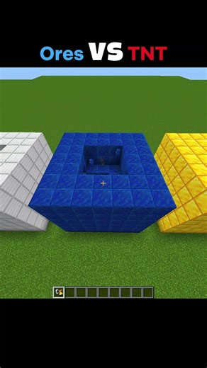 Minecraft Ores Vs TNT || Experiment #minecraft