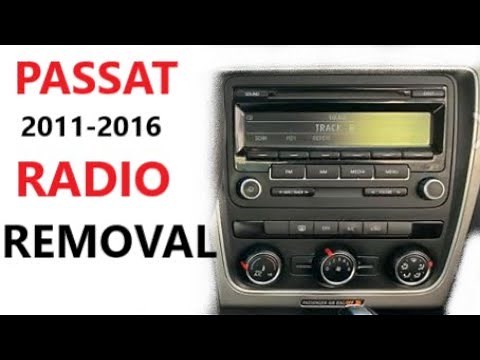 How TO REMOVE RADIO ON VW PASSAT 2011-2016 removal 2012 2013 2014 2015